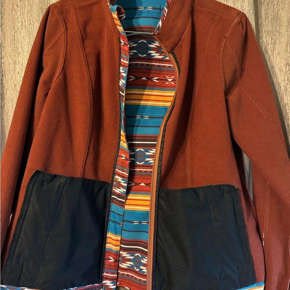 Shyanne Life Southwestern Design Full Zip Women’s Size Large Jacket Two Pockets - Picture 8 of 15